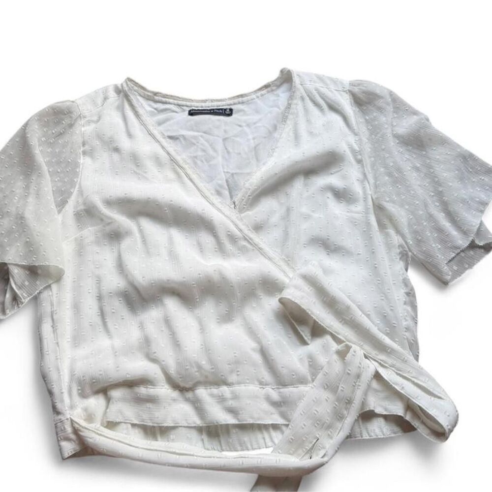 Abercrombie-fitch Women's White Blouse